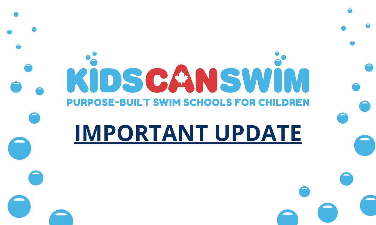 KidsCanSwim Will Be Re-Opening On Tuesday February 1st, 2022