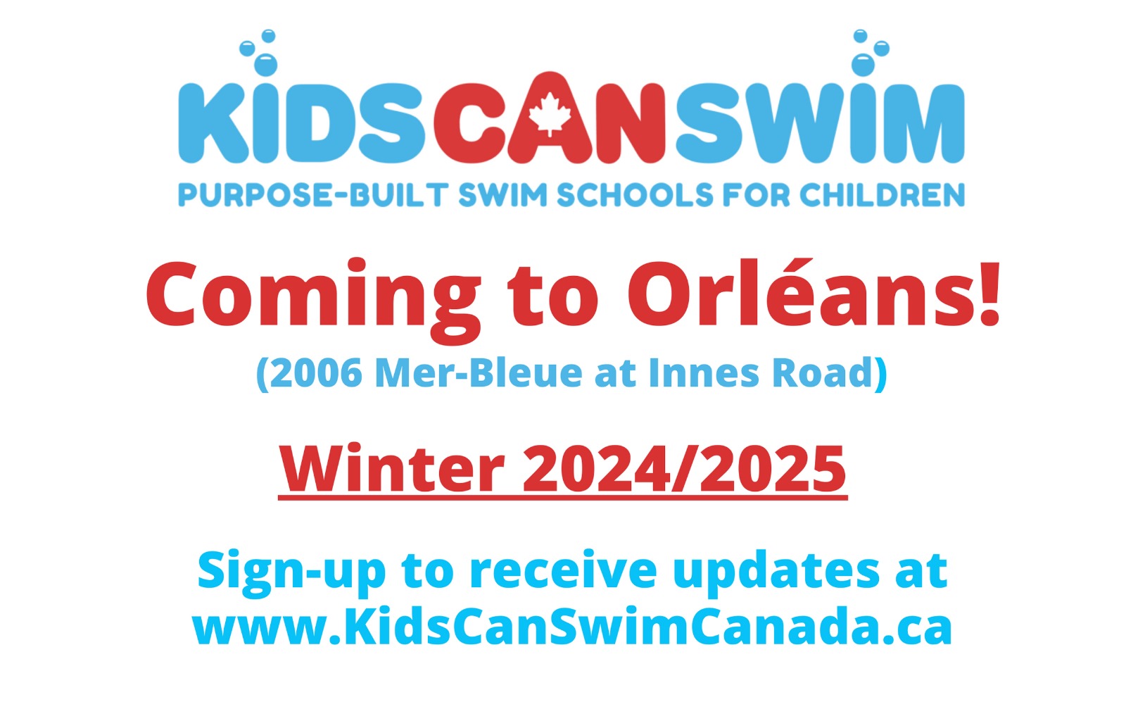 KCS Is Coming To Orleans (Ottawa) In Winter 2024/25!